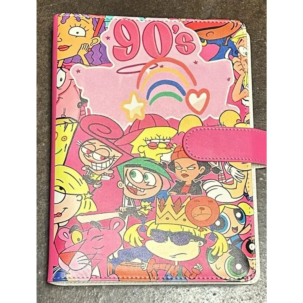90’s Retro Rugrats A5 Binder w/ Printed Stationery paper & Tote